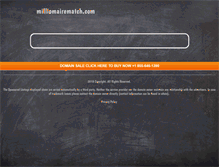 Tablet Screenshot of milliomairematch.com